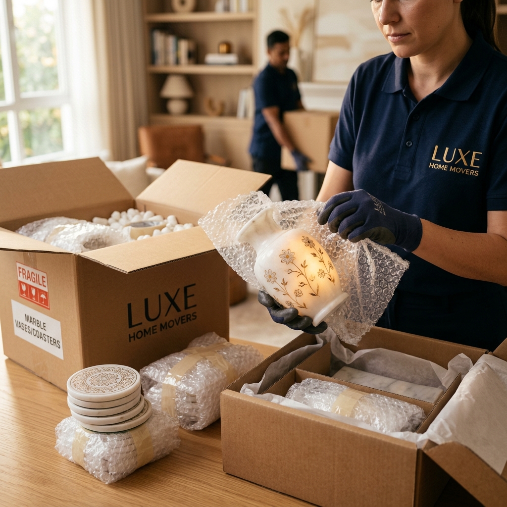Delicate Marble packing Agra